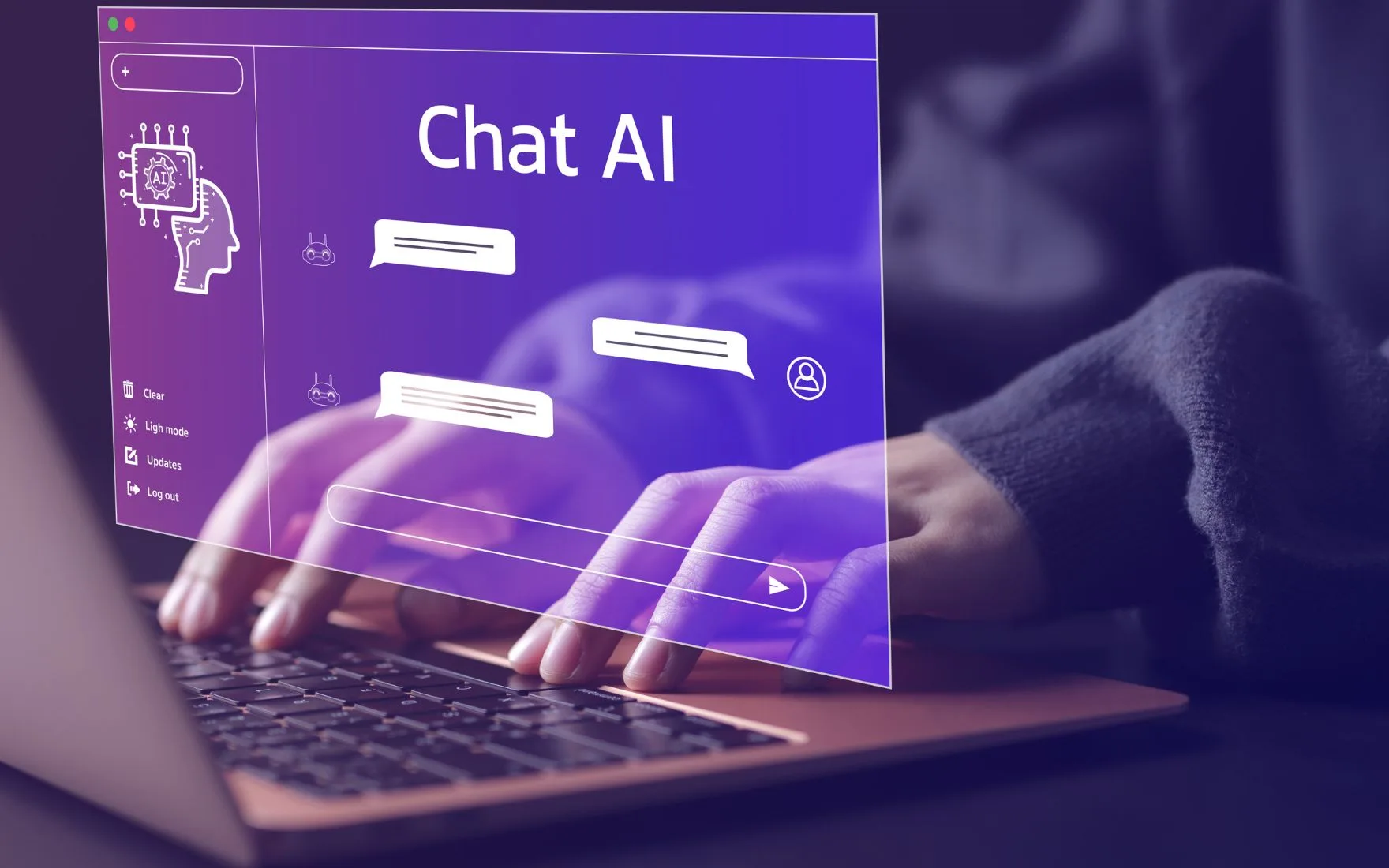บริการตอบแชทด้วยปัญญาประดิษฐ์ (AI)